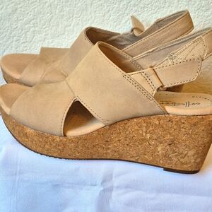 Collection by Clarks Ultimate Comfort Wedge Sandals, Size 10